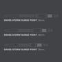 Swiss Storm Surge Point - size comparisson