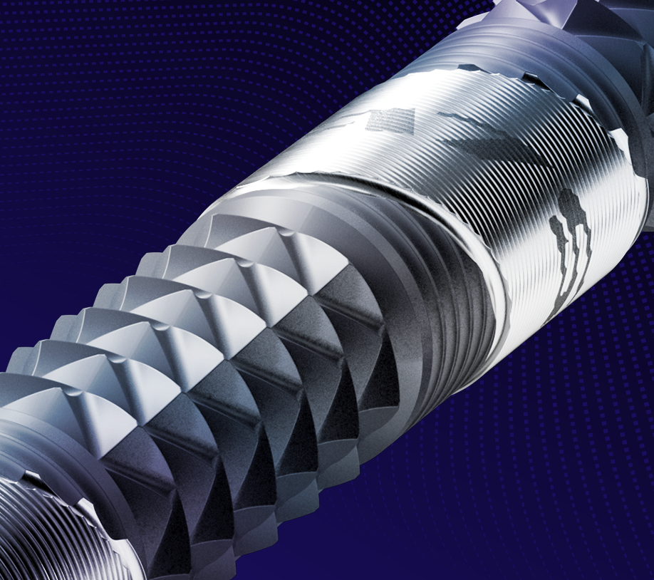 Close-up of the 975 Ultra Marine dart barrel