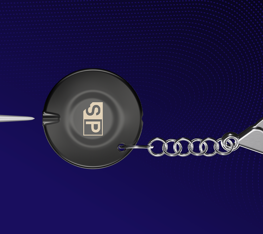 The 975 Ultra Marine dart sets come with a Premium Swiss Key.