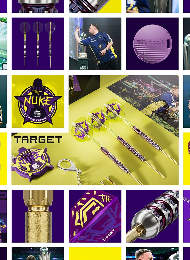 Luke Littler 2025 World Darts Champion edition product range