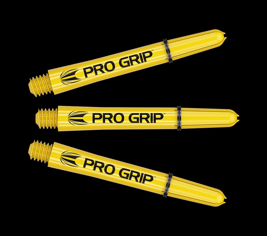 The Bolide Void dart range uses Pro Grip dart shafts.