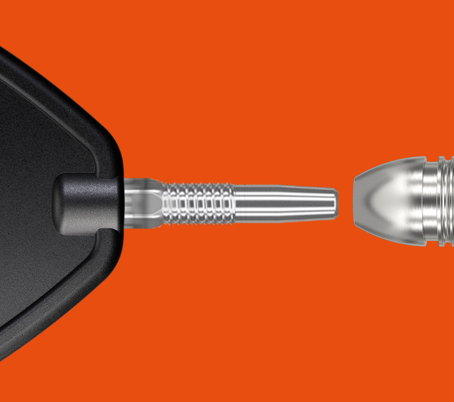 The CRUX steel tip comes with Target Darts' patented Swiss Point Technology