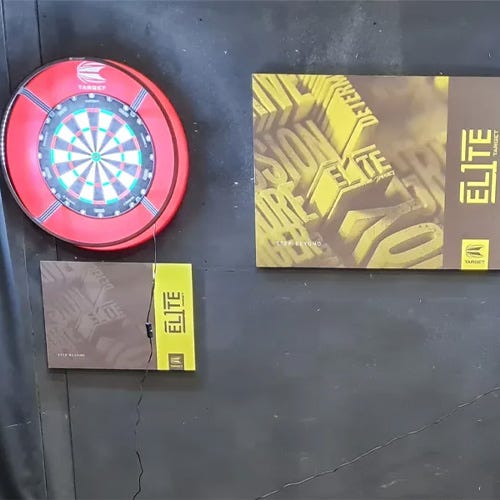 Cefn Cribwr Darts Academy uses a Target Darts set-up for their youth players.