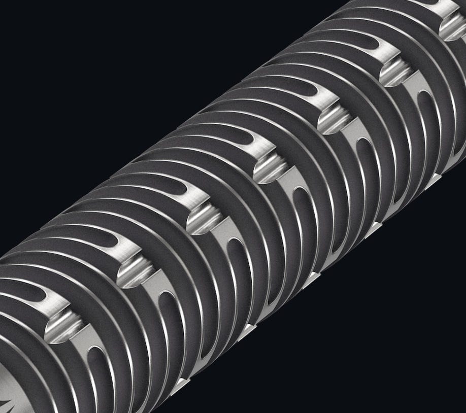 Angled view of the Hollywood Action dart barrel.