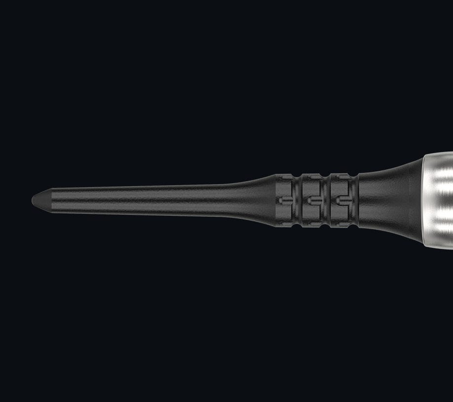 Close-up of the Pixel Tips used on the Hollywood Action Soft Tip Darts