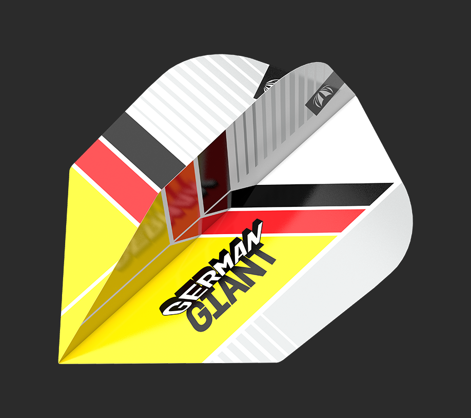 Gabriel Clemens G2 edition dart flight inspired by his home country, Germany.