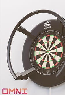 Discover the Auto Scoring System from Target Darts; OMNI.