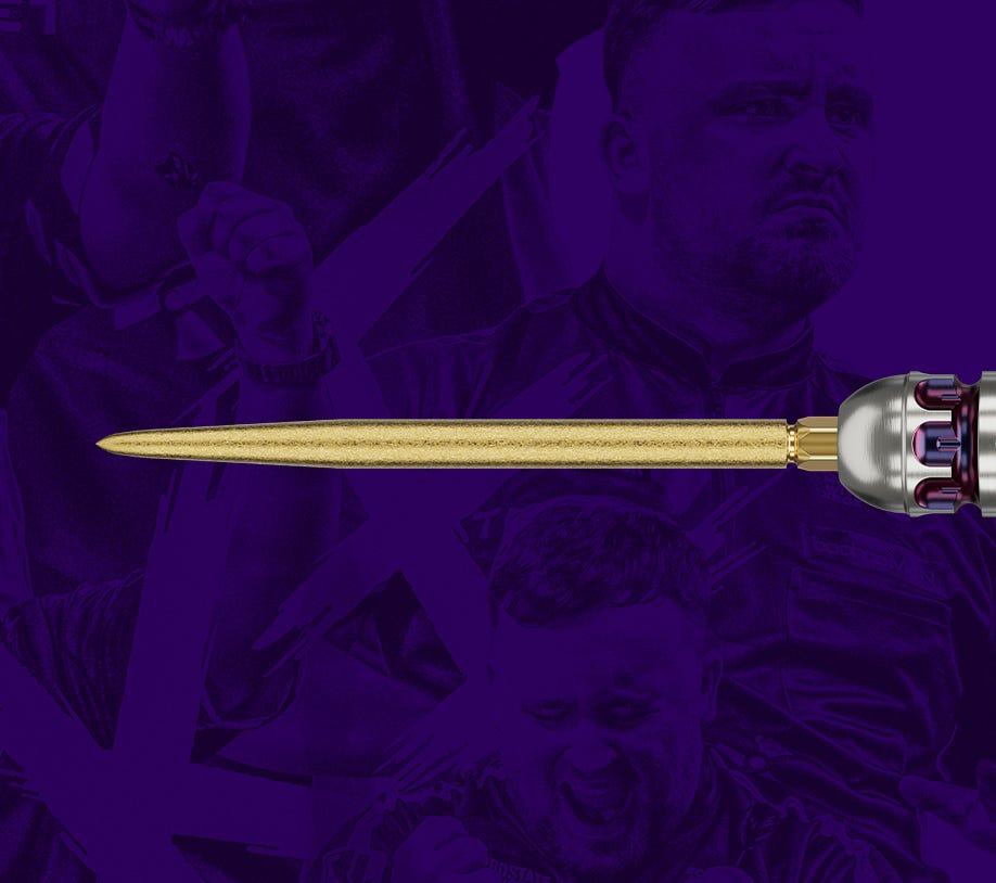 Luke Littler G1 World Champion Edition Swiss Points with precision grinded texture