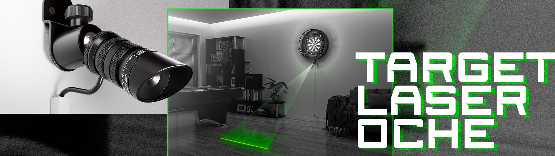 Target Darts Laser Oche, Adjustable Throwline