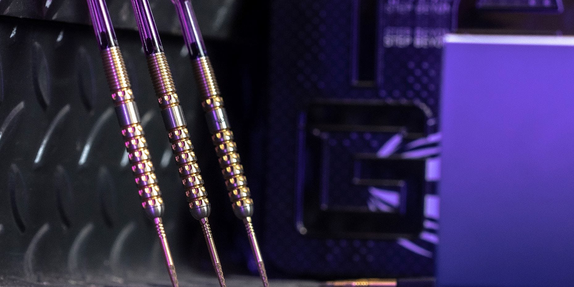 Showcasing the dart barrels of the Luke Littler G1 Prodigy.