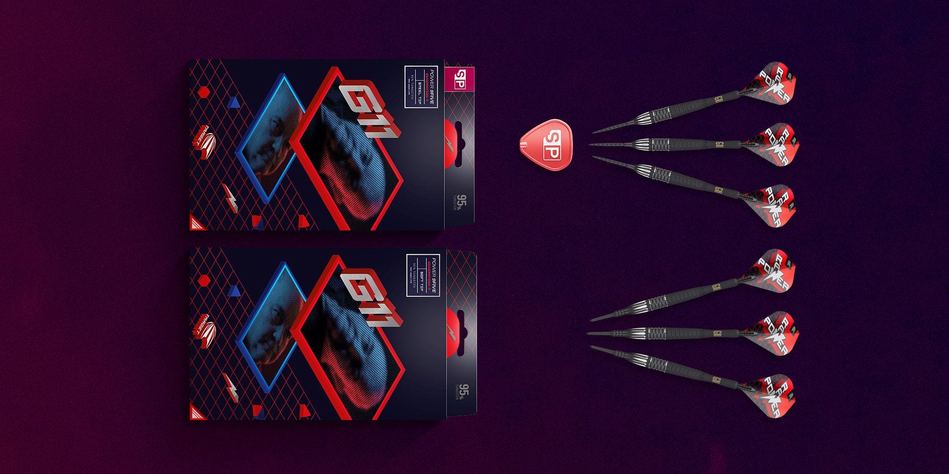 Phil Taylor G11 Steel and Soft Tip Darts Whats in the Box