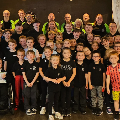 Southport Youth Darts Academy players happy to become an Elite 1 Affiliated Academy.