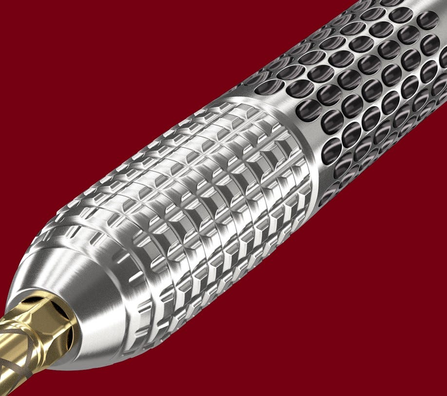 Stephen Bunting G5 95% Tungsten dart barrel close up 