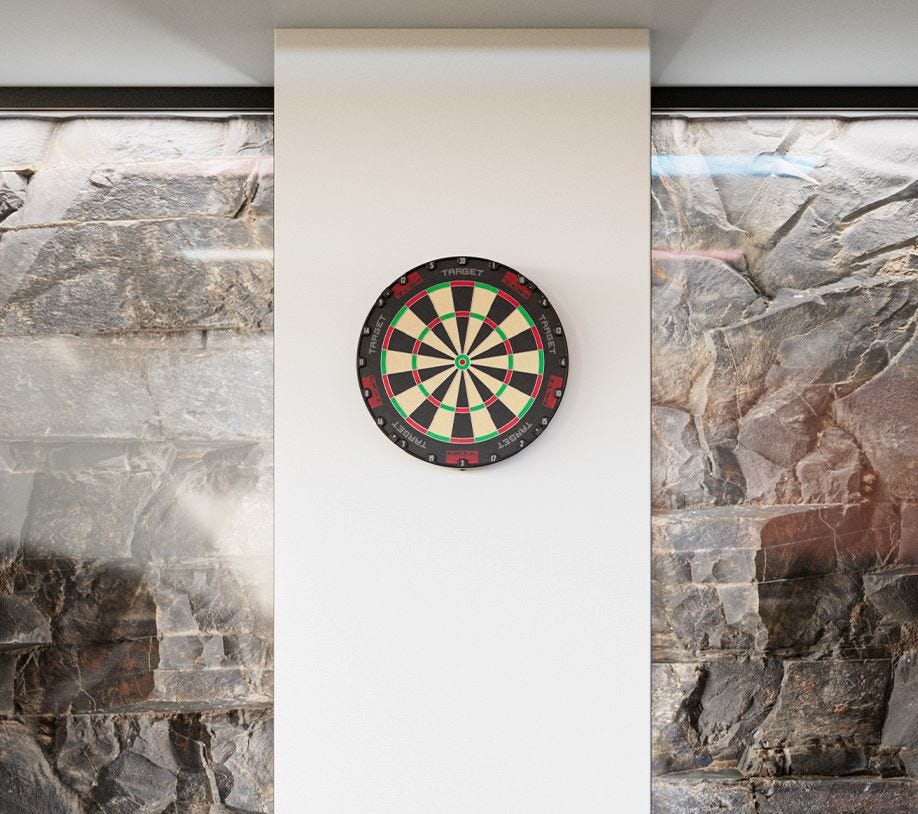 TOR Dartboard on a wall