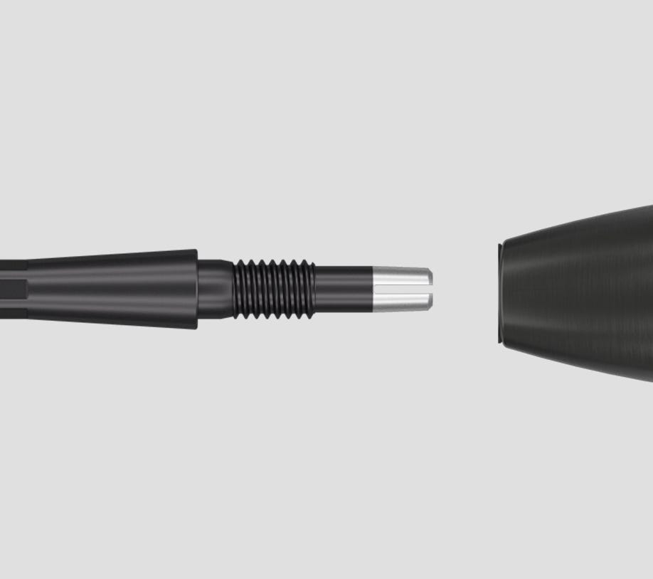 The Gabriel Clemens 95k steel tip darts come with Target's Swiss Point Technology