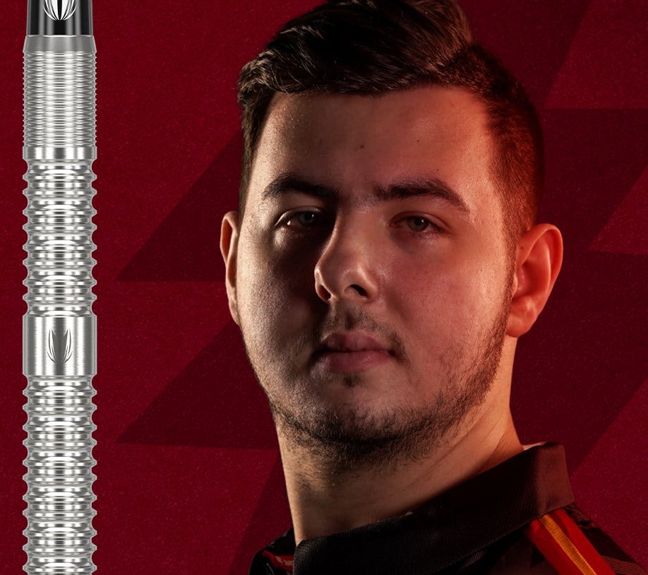 Sebastian Bialecki with the new G1 dart barrel