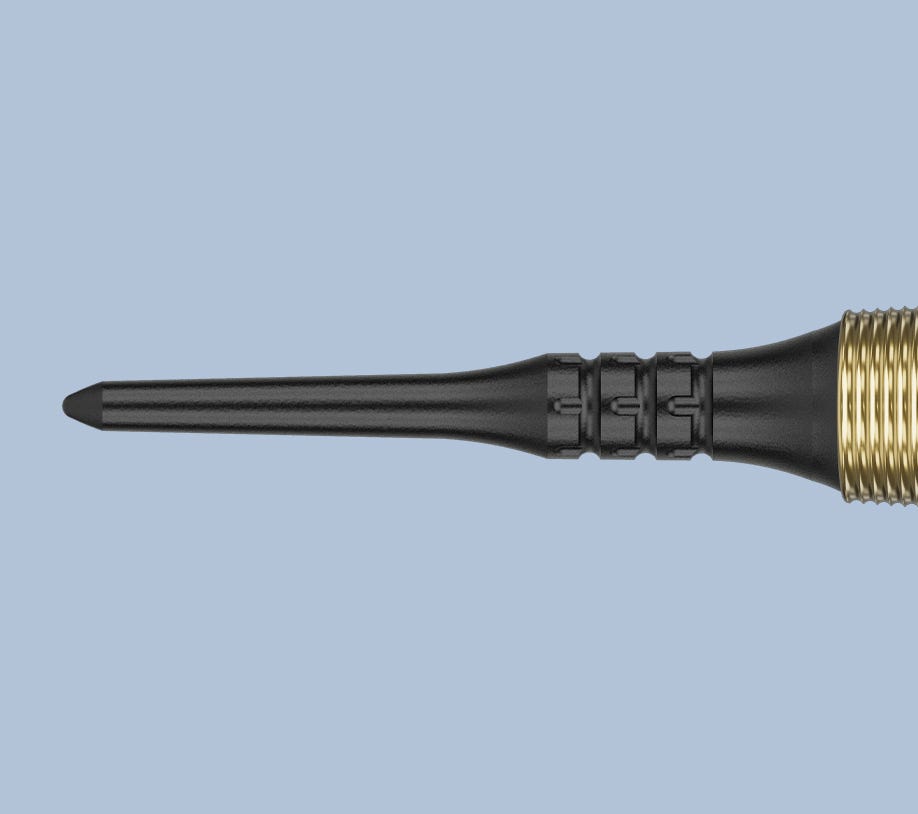 The Raymond Van Barneveld soft tip darts use Target's Pixel Tips suitable for all soft tip dartboards.