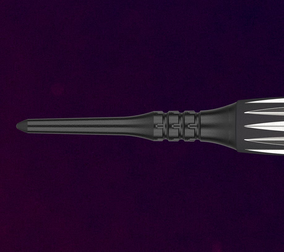 The Phil Taylor G11 soft tip darts use Target's Pixel Tips suitable for all soft tip dartboards.